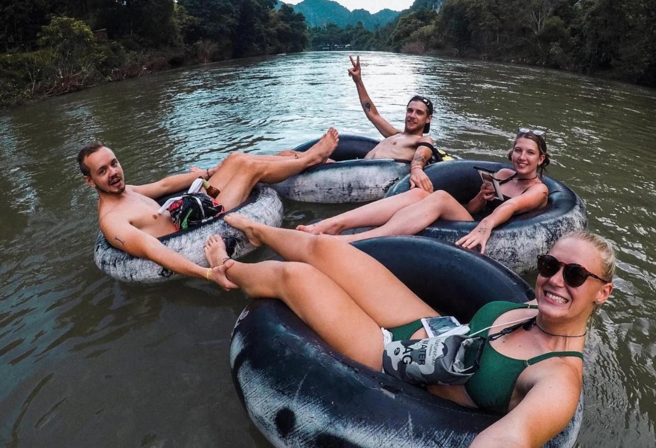 Vang Vieng Freedom Hostel 2 Dış mekan fotoğraf